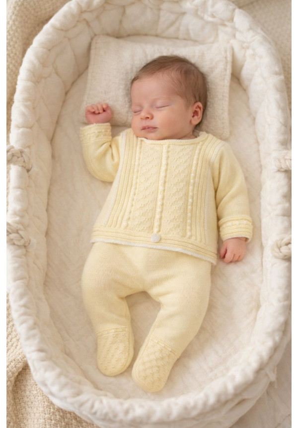 Cto Jubón 003-123522 + Polaina Amarillo/Blanco