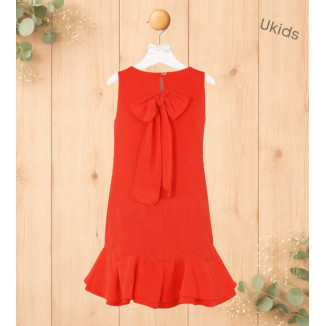 Vestido Niña Naranja