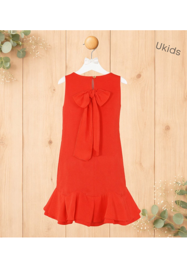 Vestido Niña Naranja